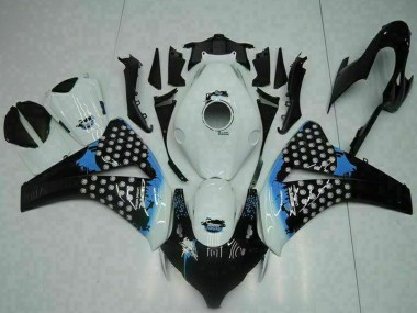 2008-2011 White Blue Glossy Black Honda CBR1000RR Motorcycle Fairing Australia