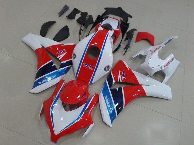 2008-2011 White Red Blue HRC Honda CBR1000RR Motorcycle Fairing Kits Australia