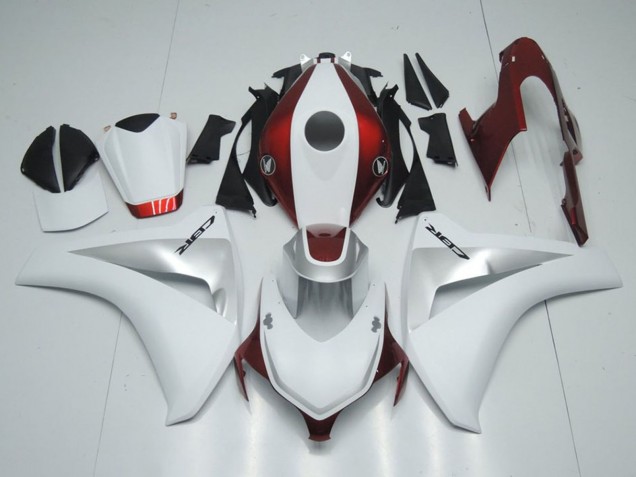 2008-2011 White Silver Candy Red Honda CBR1000RR Motorcycle Fairings Australia