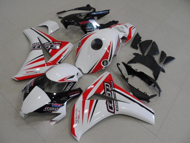 2008-2011 White Red Glossy Black HRC Honda CBR1000RR Motorcycle Fairings Australia