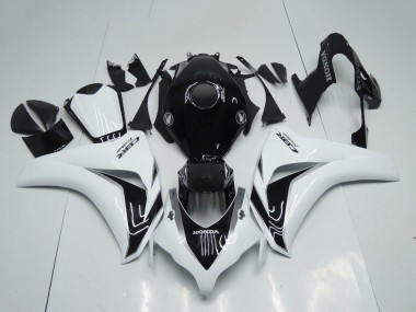 2008-2011 White Glossy Black Honda CBR1000RR Motorcycle Fairings Kit Australia