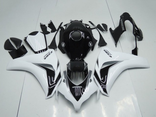 2008-2011 White Glossy Black Honda CBR1000RR Motorcycle Fairings Kit Australia