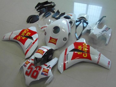 2008-2011 White Red Yellow San Carlo 58 Honda CBR1000RR Motorcycle Fairings Australia