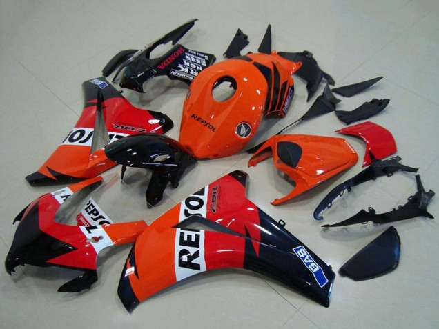 2008-2011 Orange White Red Glossy Black Repsol Honda CBR1000RR Abs Fairings Australia
