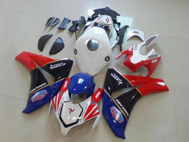 2008-2011 White Red Blue Glossy Black TT Legends Honda CBR1000RR Motorcycle Fairings Australia