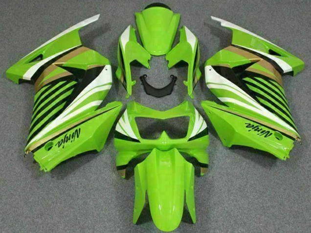 2008-2012 Green White Black Kawasaki EX250 Motorcycle Fairing Australia