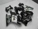 2008-2012 Glossy Black White West Kawasaki EX250 Motorcycle Fairings Australia
