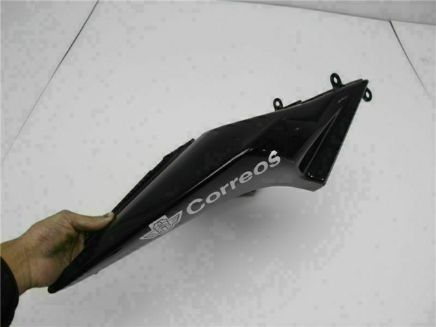2008-2012 Glossy Black White West Kawasaki EX250 Motorcycle Fairings Australia