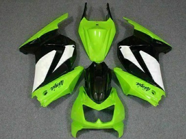 2008-2012 Green White Black Kawasaki EX250 Motorcycle Fairings Australia
