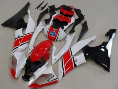 2008-2016 White Red Glossy Black Yamaha YZF R6 Motorcycle Plastics Australia