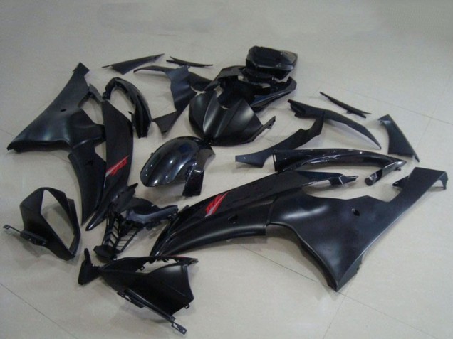 2008-2016 Glossy Black Matte Black Yamaha YZF R6 Motorcycle Fairings Australia