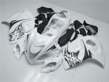 2008-2020 White Suzuki GSXR 1300 Hayabusa Motorcycle Fairings Australia