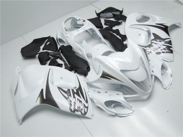 2008-2020 White Suzuki GSXR 1300 Hayabusa Motorcycle Fairings Australia