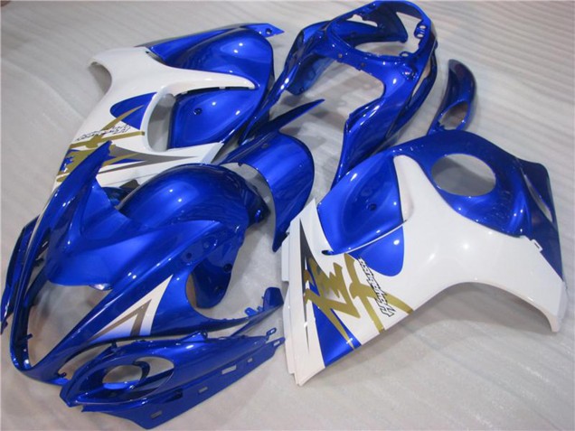 2008-2020 White Blue Suzuki GSXR 1300 Hayabusa Motorcycle Fairings Australia