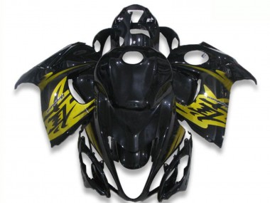 2008-2020 Glossy Black Yellow Suzuki GSXR 1300 Hayabusa Motorcycle Fairings Australia