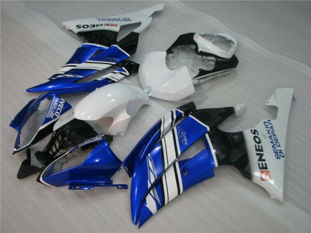 2008-2016 White Blue Black ENEOS Semakin Didepan Yamaha YZF R6 Motorcycle Fairings Australia