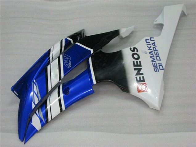2008-2016 White Blue Black ENEOS Semakin Didepan Yamaha YZF R6 Motorcycle Fairings Australia