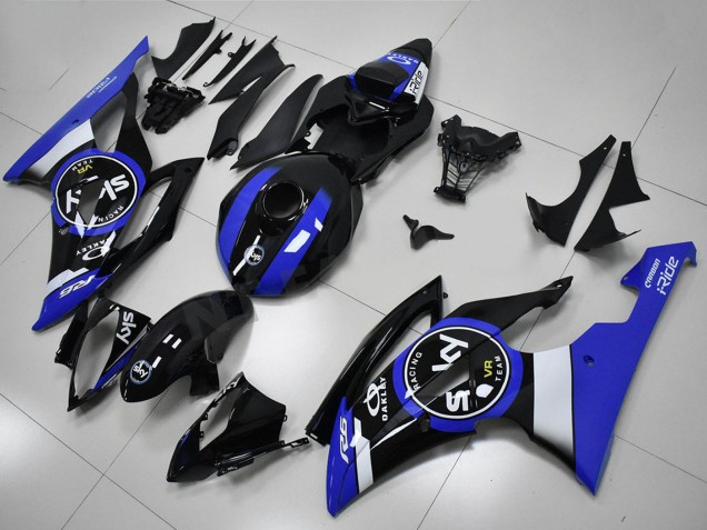 2008-2016 White Blue Glossy Black Yamaha YZF R6 Bike Fairings Australia