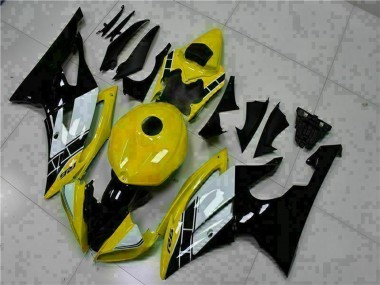 2008-2016 Yellow White Glossy Black Yamaha YZF R6 Motorcycle Fairings Australia