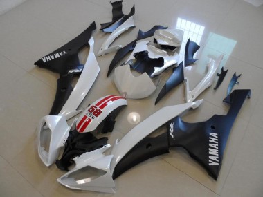 2008-2016 White Red Matte Black Yamaha YZF R6 Bike Fairings Australia