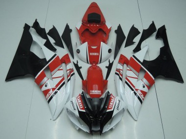 2008-2016 White Red Black Yamaha YZF R6 Motorcycle Fairing Australia