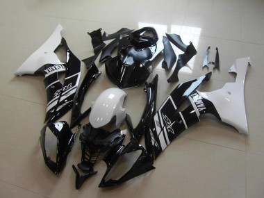 2008-2016 White Glossy Black Yamaha YZF R6 Motorcycle Fairing Australia