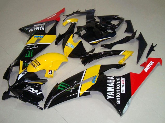 2008-2016 Yellow Red Glossy Black Green Monster Motul Yamaha YZF R6 Motorcycle Fairings Australia