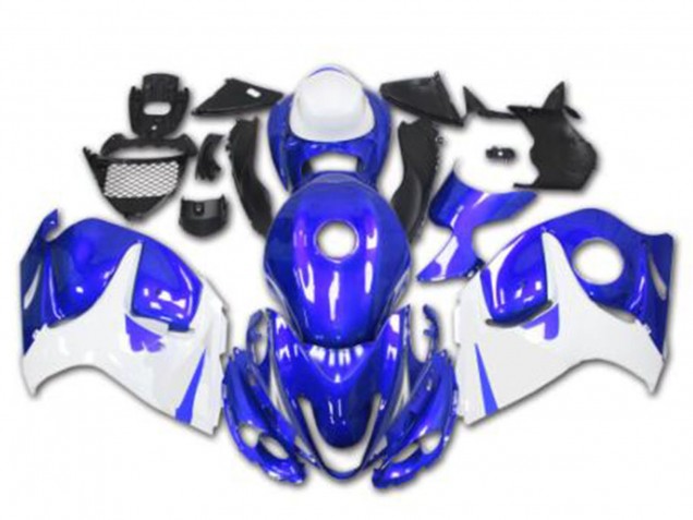2008-2020 Blue White Suzuki GSXR 1300 Hayabusa Motorcycle Fairings Australia