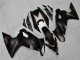 2009-2011 Matte Black Red Stripe Kawasaki EX650 Motorcycle Fairings Australia