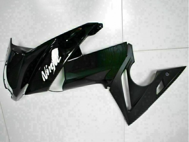 2009-2011 Glossy Black White Decal Kawasaki EX650 Motorcycle Fairings Australia