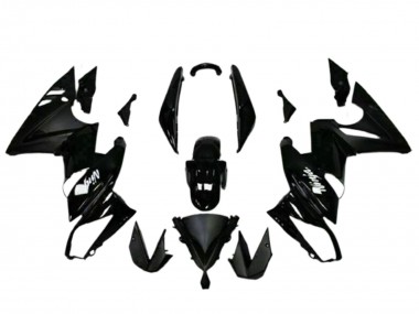 2009-2011 Glossy Black White Decal Kawasaki EX650 Motorcycle Fairings Australia
