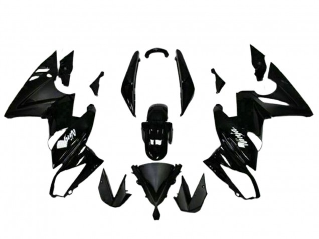 2009-2011 Glossy Black White Decal Kawasaki EX650 Motorcycle Fairings Australia