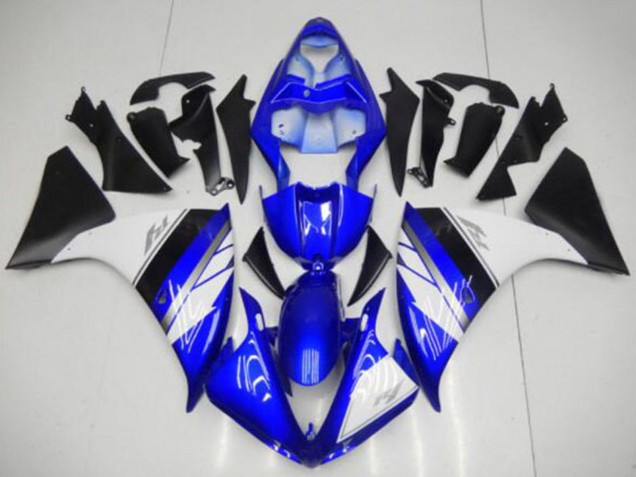2009-2011 Blue White Matte Black Yamaha YZF R1 Motorcycle Fairings Australia