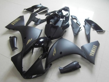 2009-2011 Glossy Black Matte Black Gold Decals Yamaha YZF R1 Motorcycle Fairings Australia