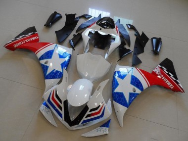 2009-2011 White Blue Red Black Ducati Star Style Yamaha YZF R1 Motorcycle Fairings Australia