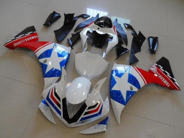 2009-2011 White Blue Red Black Ducati Star Style Yamaha YZF R1 Motorcycle Fairings Australia