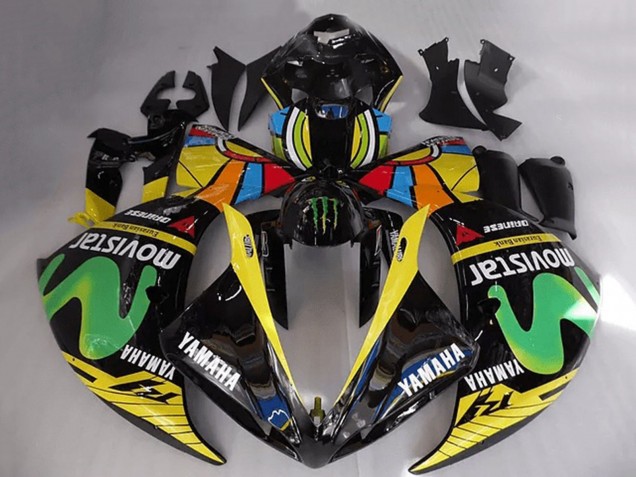 2009-2011 Rossi MoviStar Yamaha YZF R1 Motorcycle Fairings Australia