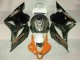 2009-2012 White Orange Glossy Black Honda CBR600RR Motorcycle Fairings Australia