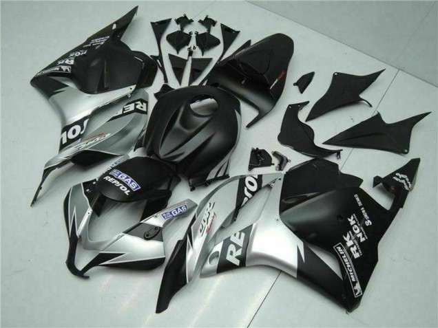 2009-2012 Silver Matte Black Repsol Honda CBR600RR Motorcycle Fairings Australia