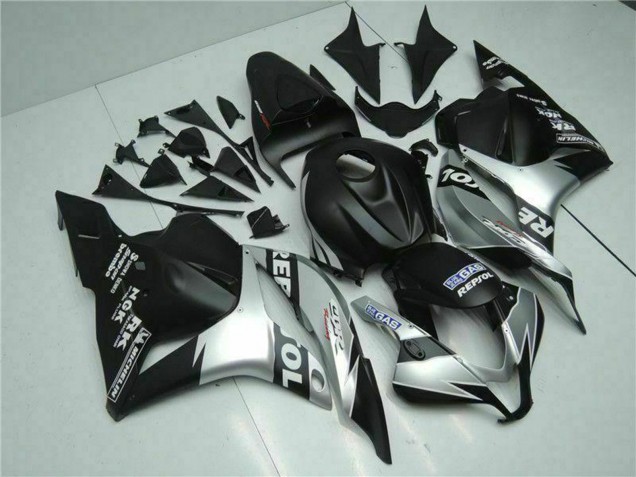 2009-2012 Silver Matte Black Repsol Honda CBR600RR Motorcycle Fairings Australia