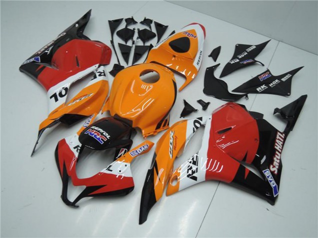 2009-2012 Orange White Red Glossy Black Repsol Honda CBR600RR Full Motorcycle Fairing Kits Australia
