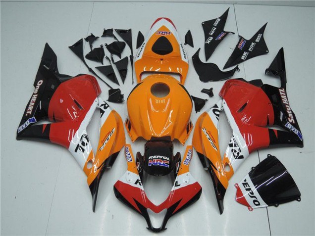 2009-2012 Orange White Red Glossy Black Repsol Honda CBR600RR Full Motorcycle Fairing Kits Australia
