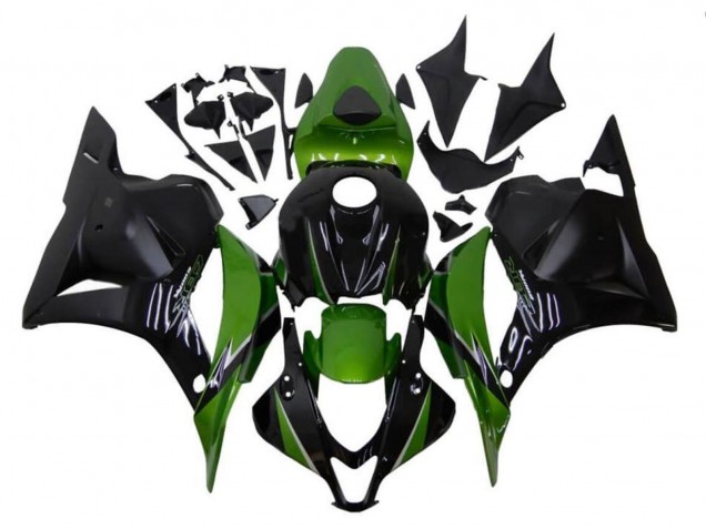 2009-2012 Black Green Honda CBR600RR Motorcycle Fairings Australia