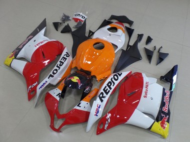 2009-2012 Orange White Red Yellow Blue Repsol HRC Red Bull Honda CBR600RR Motorcycle Fairings Australia