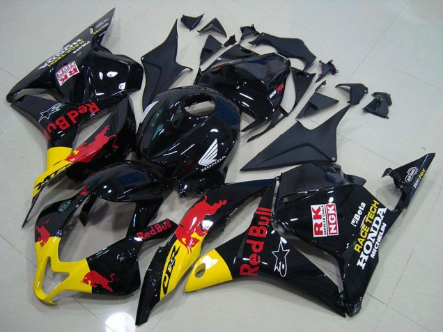 2009-2012 Glossy Black Yellow Red Bull Honda CBR600RR Motorcycle Fairing Australia