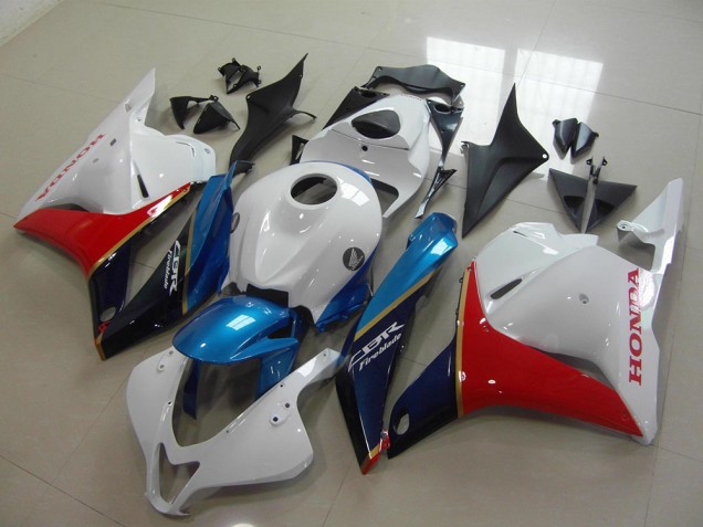 2009-2012 White Blue Red Glossy Black Honda CBR600RR Motorcycle Fairing Australia