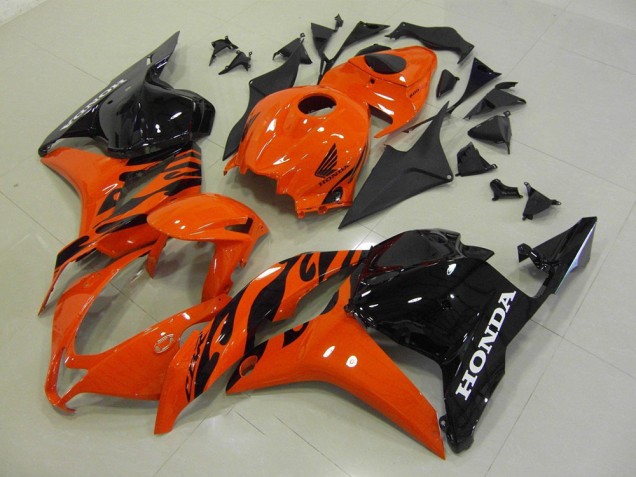 2009-2012 Orange Glossy Black Honda CBR600RR Motorcycle Fairing Australia