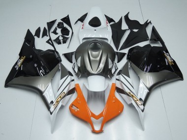 2009-2012 White Silver Orange Glossy Black Honda CBR600RR Motorcycle Fairings Australia