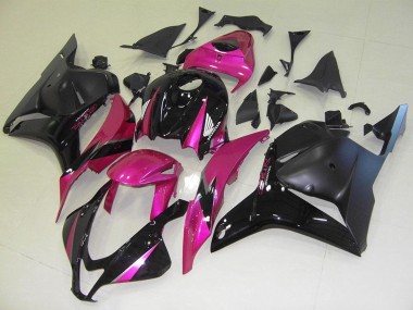 2009-2012 Pink Glossy Black Matte Black Honda CBR600RR Motorcycle Fairings Australia