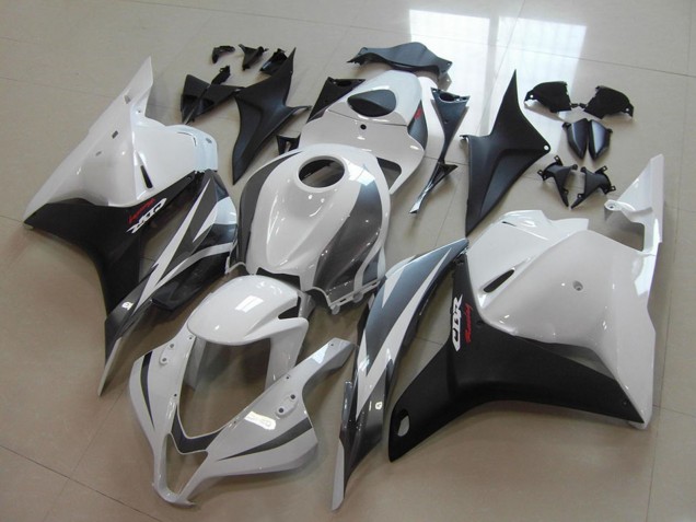 2009-2012 White Grey Matte Black Honda CBR600RR Motorcycle Fairings Australia